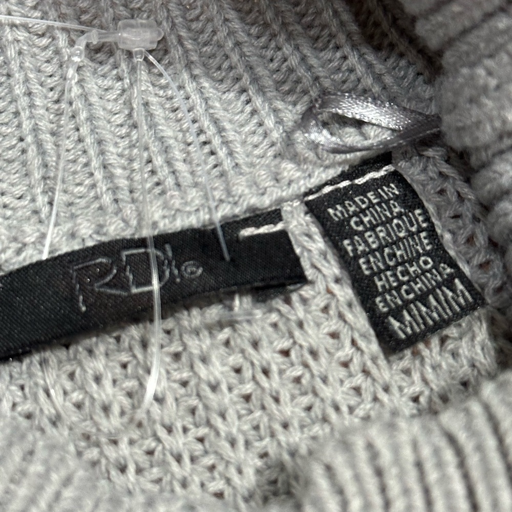 RDI Sweater Dress Gray Size M - Picture 6 of 7